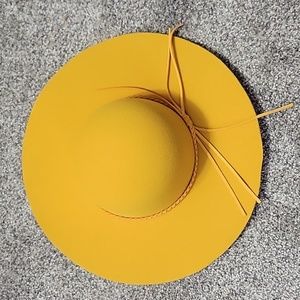 Gypsy & James Boutique Braided Floppy Hat Mustard